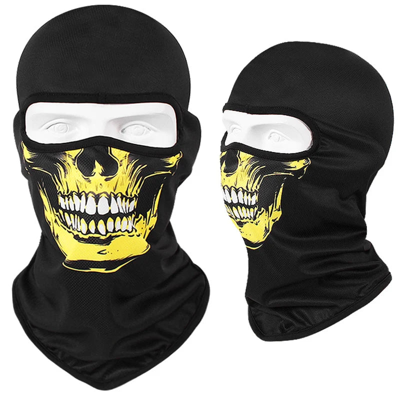 Balaclavas Motorcycle Headgear Cap Men Balaclava Multi-function Skull Face Mask MTB Bicycle Full Face Cover Shield Sunscreen Women Headwear