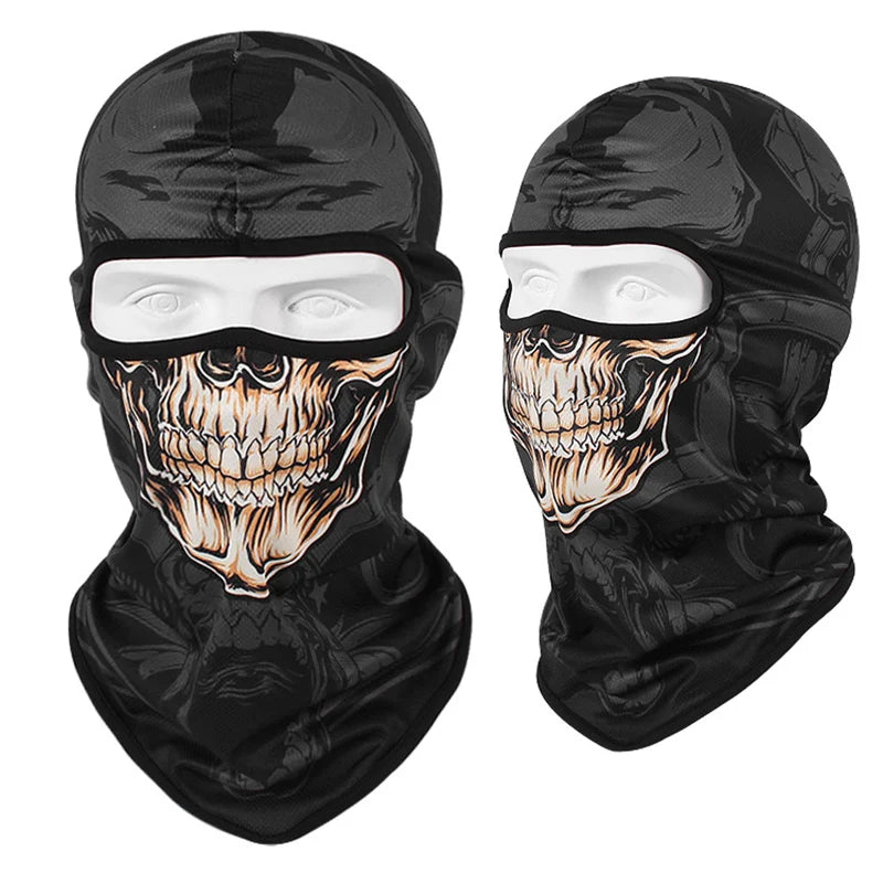 Balaclavas Motorcycle Headgear Cap Men Balaclava Multi-function Skull Face Mask MTB Bicycle Full Face Cover Shield Sunscreen Women Headwear