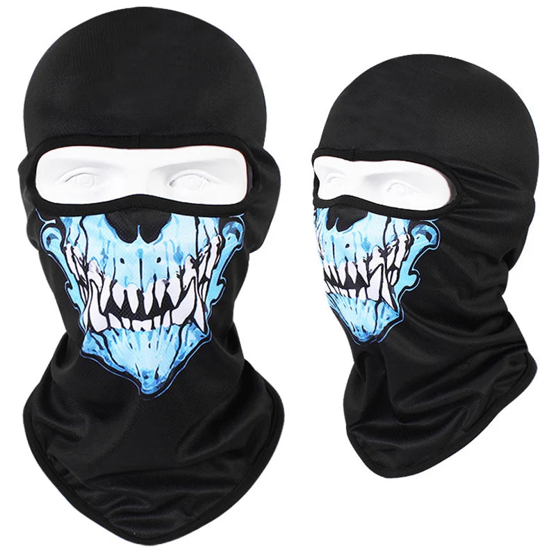 Balaclavas Motorcycle Headgear Cap Men Balaclava Multi-function Skull Face Mask MTB Bicycle Full Face Cover Shield Sunscreen Women Headwear