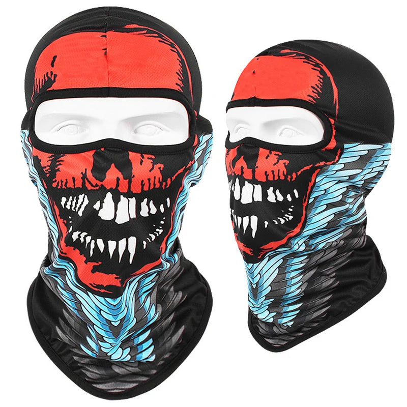 Balaclavas Motorcycle Headgear Cap Men Balaclava Multi-function Skull Face Mask MTB Bicycle Full Face Cover Shield Sunscreen Women Headwear