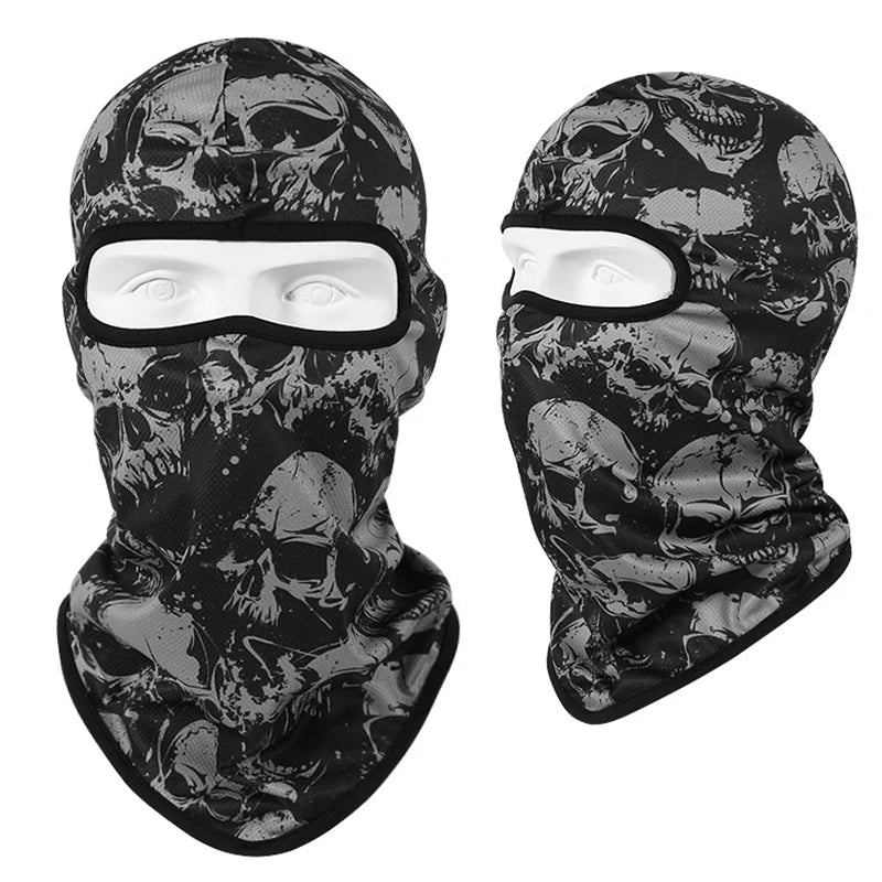 Balaclavas Motorcycle Headgear Cap Men Balaclava Multi-function Skull Face Mask MTB Bicycle Full Face Cover Shield Sunscreen Women Headwear