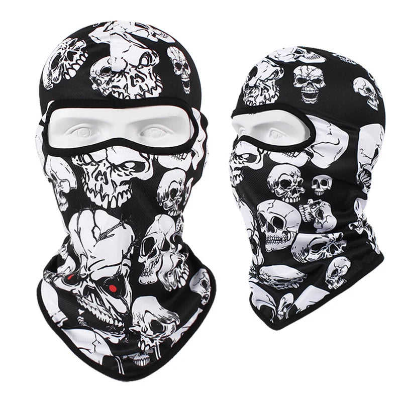 Balaclavas Motorcycle Headgear Cap Men Balaclava Multi-function Skull Face Mask MTB Bicycle Full Face Cover Shield Sunscreen Women Headwear