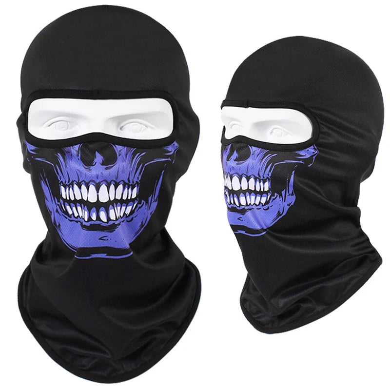 Balaclavas Motorcycle Headgear Cap Men Balaclava Multi-function Skull Face Mask MTB Bicycle Full Face Cover Shield Sunscreen Women Headwear