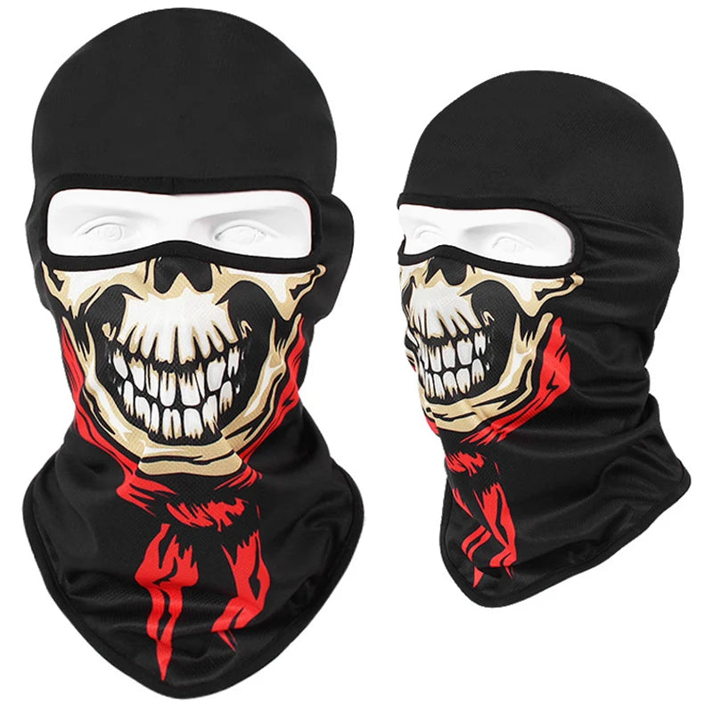 Balaclavas Motorcycle Headgear Cap Men Balaclava Multi-function Skull Face Mask MTB Bicycle Full Face Cover Shield Sunscreen Women Headwear