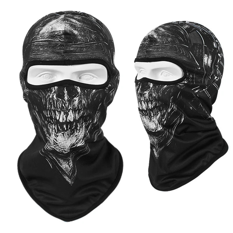 Balaclavas Motorcycle Headgear Cap Men Balaclava Multi-function Skull Face Mask MTB Bicycle Full Face Cover Shield Sunscreen Women Headwear