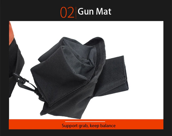 Sniper Shooting Gun Bag Front Rear Bag Target Stand Rifle Support Sandbag Bench Unfilled Hunting Rifle Rest Airsoft Accessories