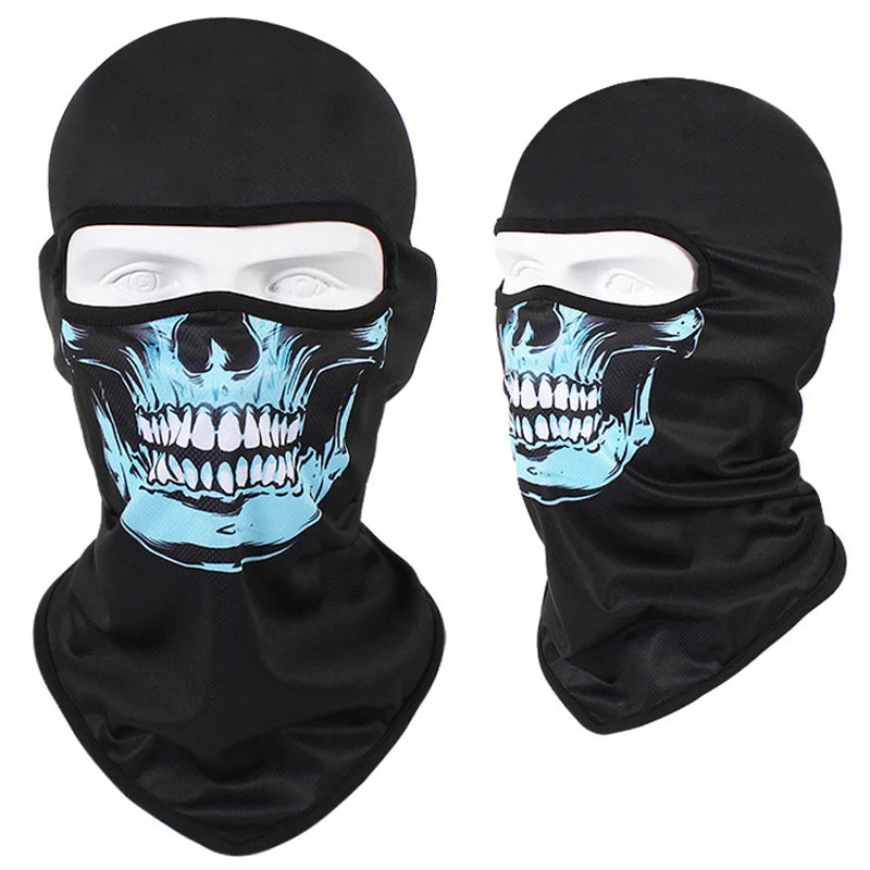 Balaclavas Motorcycle Headgear Cap Men Balaclava Multi-function Skull Face Mask MTB Bicycle Full Face Cover Shield Sunscreen Women Headwear