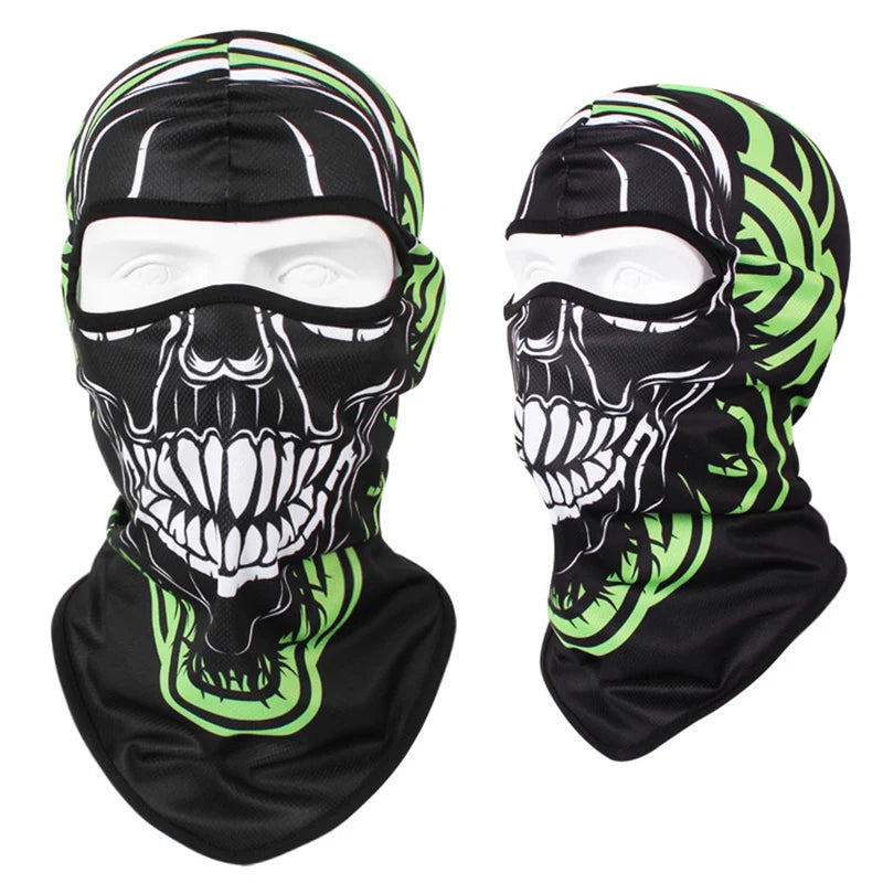 Balaclavas Motorcycle Headgear Cap Men Balaclava Multi-function Skull Face Mask MTB Bicycle Full Face Cover Shield Sunscreen Women Headwear