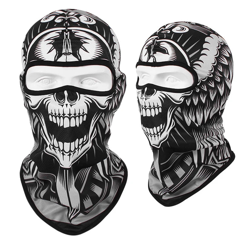 Balaclavas Motorcycle Headgear Cap Men Balaclava Multi-function Skull Face Mask MTB Bicycle Full Face Cover Shield Sunscreen Women Headwear