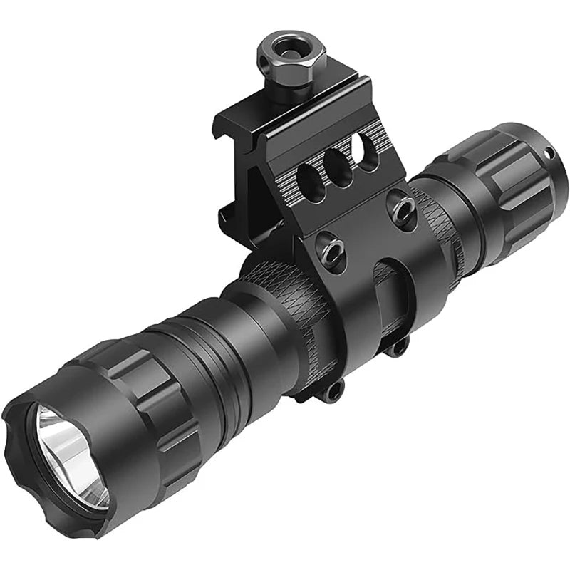 Tactical 25.4mm Quick Release Offset Flashlight Scope Mount 20mm Picatinny Rail 45 Degree Sight Hunting Gun Airsoft Accessories