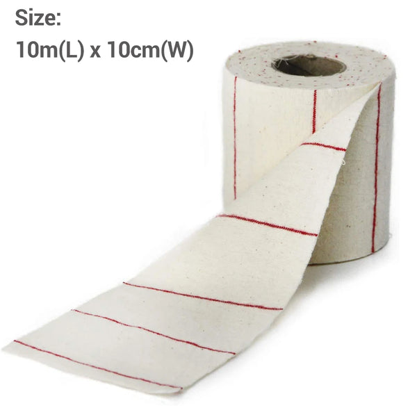 10M Gun Cleaning Cloth Patches 5cm/10cm Wide DIY Cleaning Cotton Cloth for Rifle Handgun Pistol Shotgun Hunting Gun Cleaning Kit