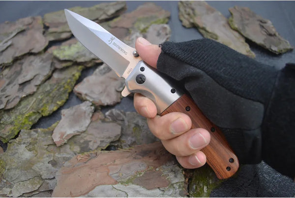 Outdoor Portable Folding Knife for Men High Hardness Survival Military Tactical Pocket Knives for Camping and Fishing