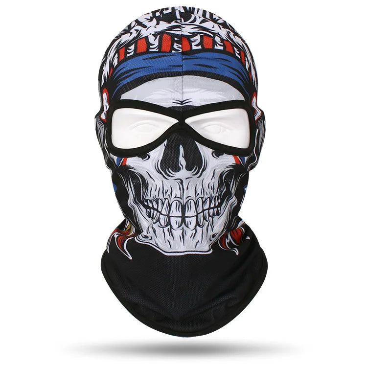 Tactical Balaclava Skull Full Face Cover Hat Motorcycle Mask Skiing Cap Cycling Hunting Head Neck Gaiter Men Bike Helmet Liner