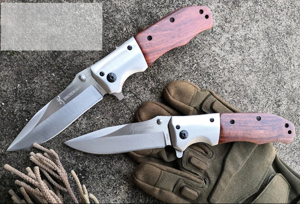 Outdoor Portable Folding Knife for Men High Hardness Survival Military Tactical Pocket Knives for Camping and Fishing