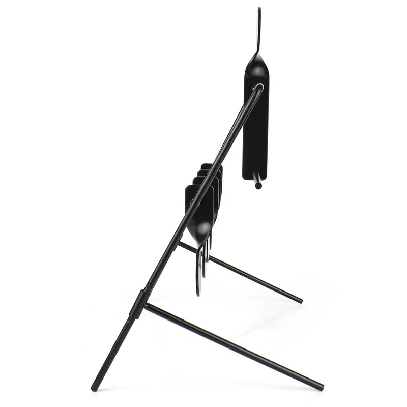 Metal Target Stand 4+1 Shooting Target Training Iron Targets for Airsoft, Air Rifle, Air Pistol