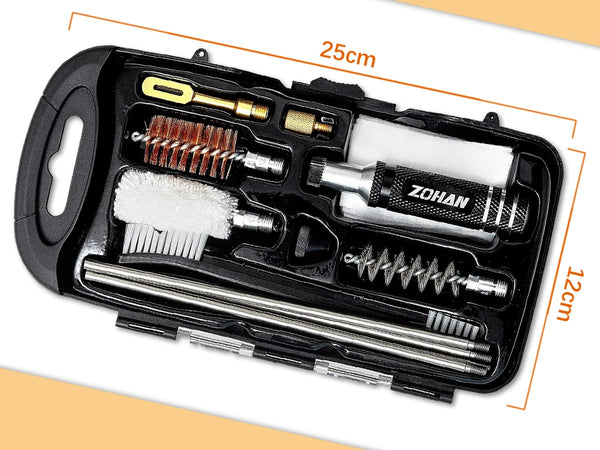 Gun Cleaning Kit Universal Gun Brush Tool for 12 Gauge Shotgun Cleaning Kit Gun Barrel Cleaner Portable Assembly Hunting