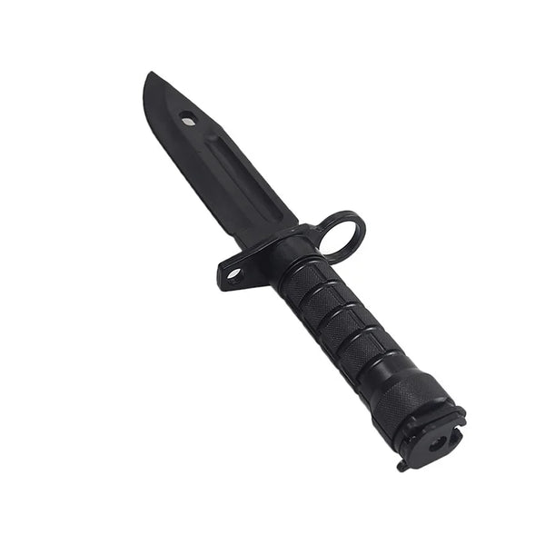 M9 1:1 Tactical Airsoft Rubber Knife Military Training Martial Arts CS Cosplay Halloween Soft Knives Dagger Model
