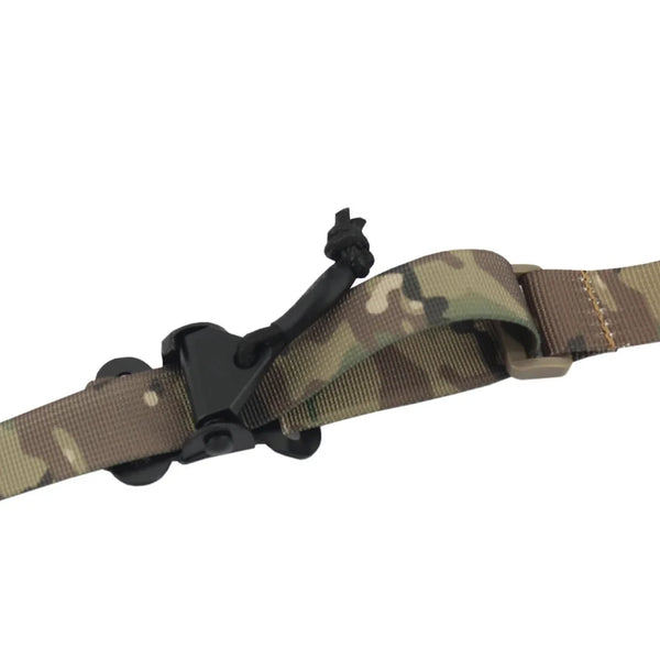 Tactical Modular Rifle Sling Strap Removable 2 Point / 1 Point 2.25" Wide Padded Shooting Gun Sling Hunting Rifle Accessories