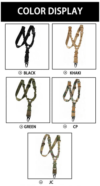 1pc Outdoor Single Point Tactical Harness CS Tactical Gun Rope Diagonal Safety Rope Tactical Camouflage Belt For Men and Women