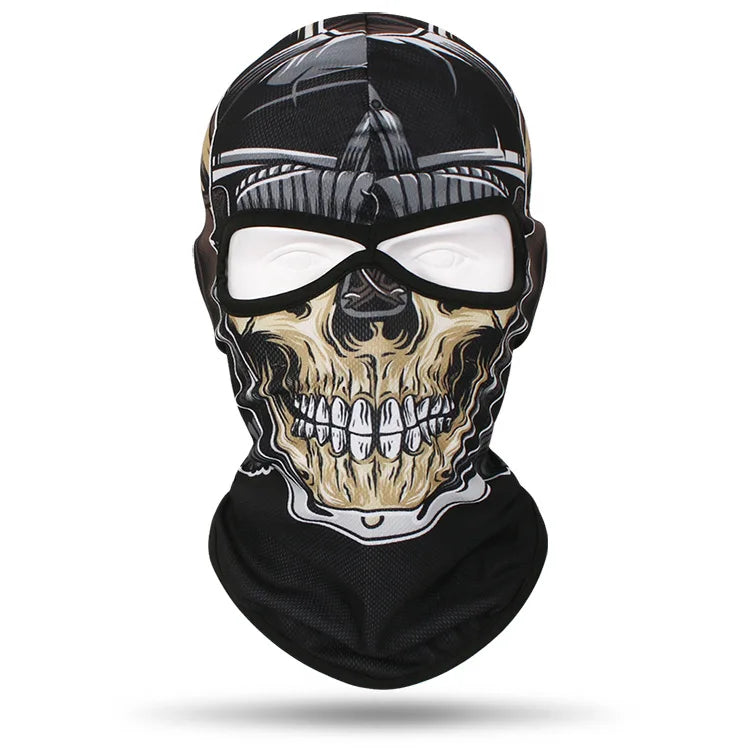 Tactical Balaclava Skull Full Face Cover Hat Motorcycle Mask Skiing Cap Cycling Hunting Head Neck Gaiter Men Bike Helmet Liner