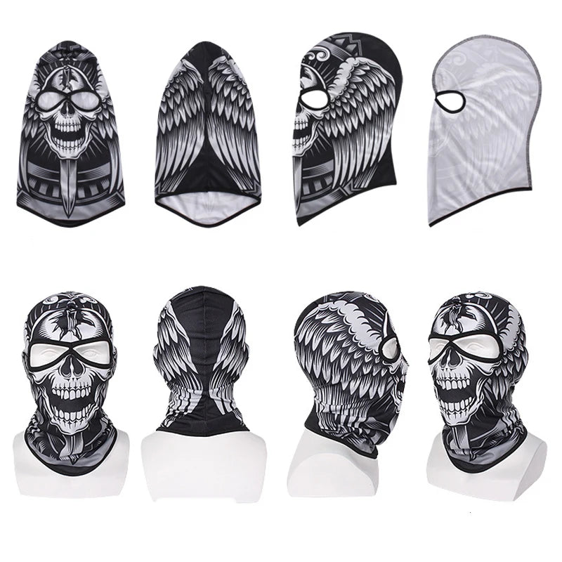 Tactical Balaclava Skull Full Face Cover Hat Motorcycle Mask Skiing Cap Cycling Hunting Head Neck Gaiter Men Bike Helmet Liner