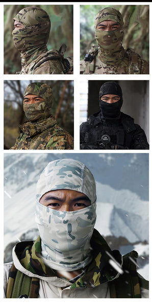 Full Face Camouflage Balaclava Mask Ski Bike Cycling Hunting Scarf Multicam Airsoft Cap Men Head Cover