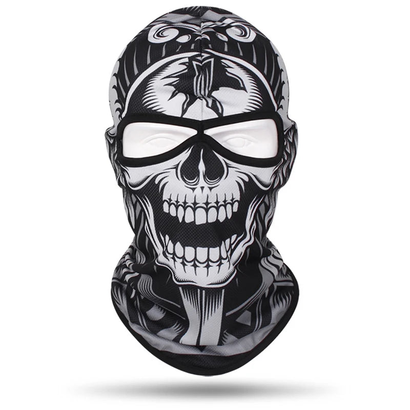 Tactical Balaclava Skull Full Face Cover Hat Motorcycle Mask Skiing Cap Cycling Hunting Head Neck Gaiter Men Bike Helmet Liner