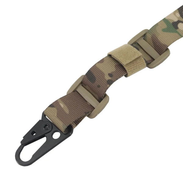 Tactical Modular Rifle Sling Strap Removable 2 Point / 1 Point 2.25" Wide Padded Shooting Gun Sling Hunting Rifle Accessories