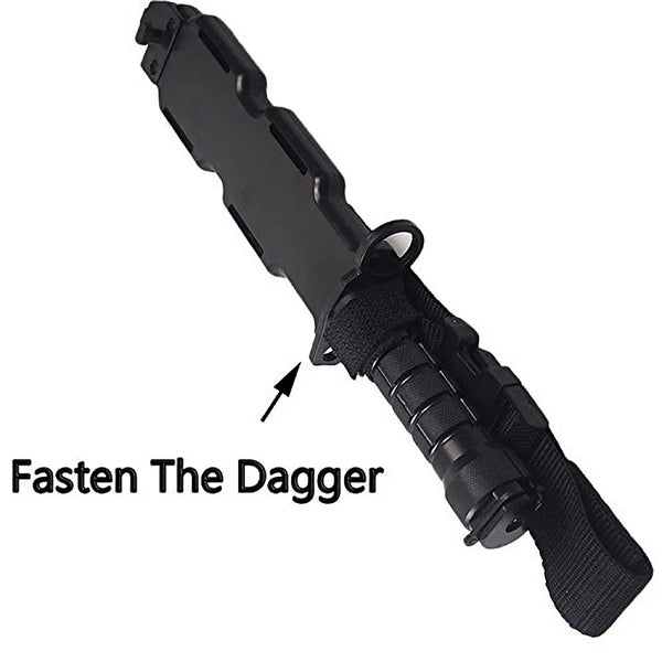 M9 1:1 Tactical Airsoft Rubber Knife Military Training Martial Arts CS Cosplay Halloween Soft Knives Dagger Model