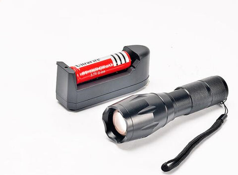 Metal tactical flashlight