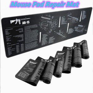 Mouse Pad Repair Gaming Mat Handgun Disassembly AR15 AK/47 1911 HK-USP Glock M92 M870