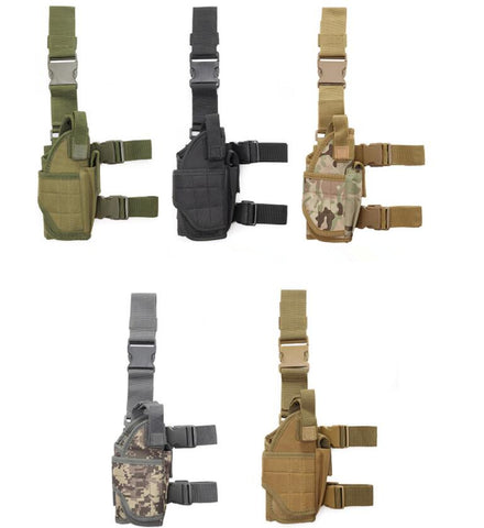 Tactical leg bag handgun bag