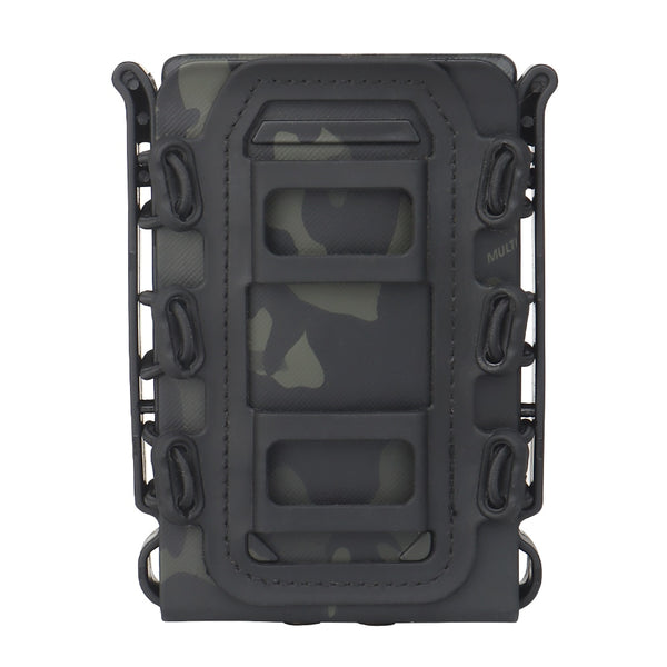 Tactical Magazine Pouch Molle Ar15 M4 5.56 7.62 9mm Quick Release Fast Mag TPR Holster Case Box Hunting Gear for Molle System