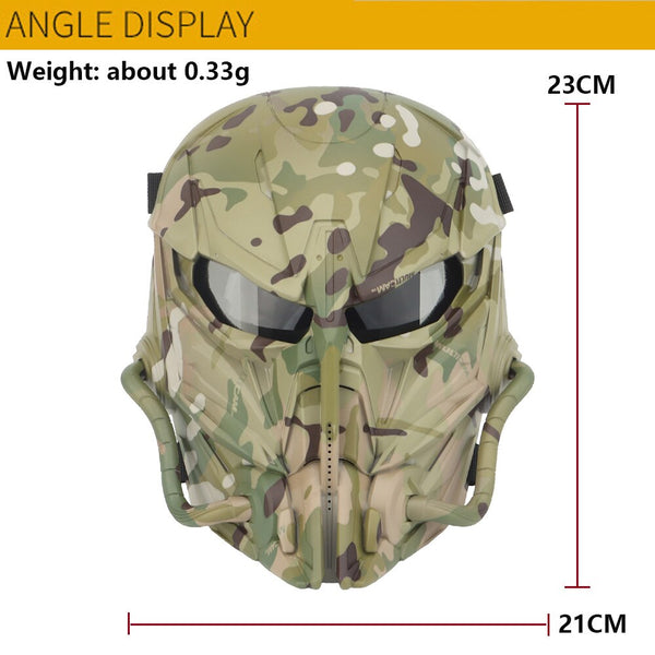 Tactical Airsoft Mask Hunting Rifle Shooting Paintball Field Protective Military Full Face Breathable Masks