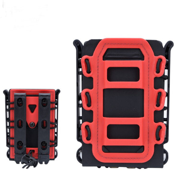 Tactical Magazine Pouch Molle Ar15 M4 5.56 7.62 9mm Quick Release Fast Mag TPR Holster Case Box Hunting Gear for Molle System