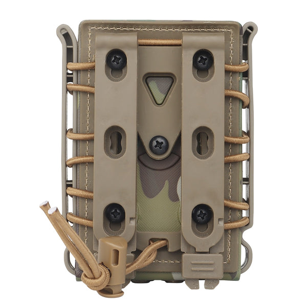 Tactical Magazine Pouch Molle Ar15 M4 5.56 7.62 9mm Quick Release Fast Mag TPR Holster Case Box Hunting Gear for Molle System