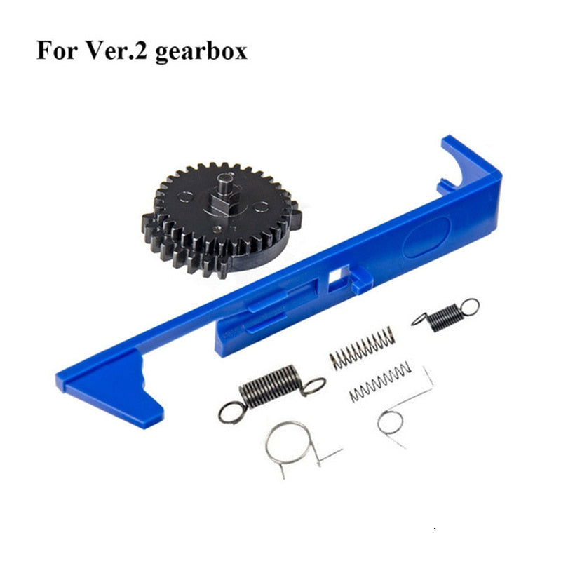 SHS Double Sector Gear DSG Pappet Plate 9:1 Gears Set Ver2 3 Gearboxes AEG Upgrade Set Airsoft Gel Blaster Paintball  Accessories