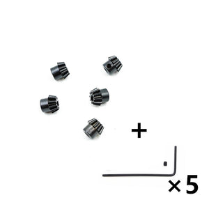 5kit SHS black steel cut motor metal gear airsoft motor gear gel blaster upgrade