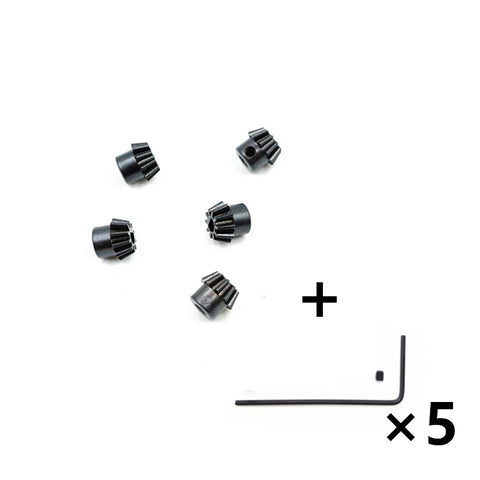 5kit SHS black steel cut motor metal gear airsoft motor gear gel blaster upgrade
