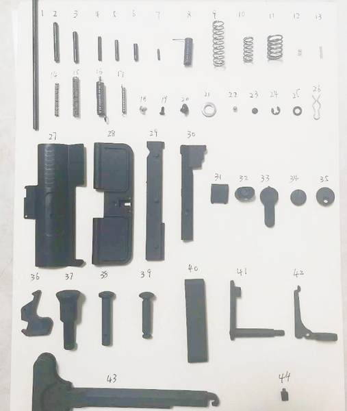 TTM full nylon receiver gen8th M4A1 nylon shell set