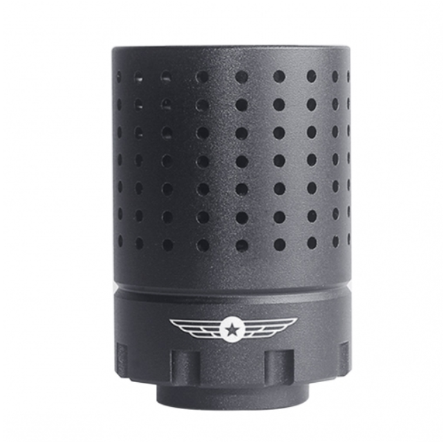 Full metal silencer for gel ball blaster