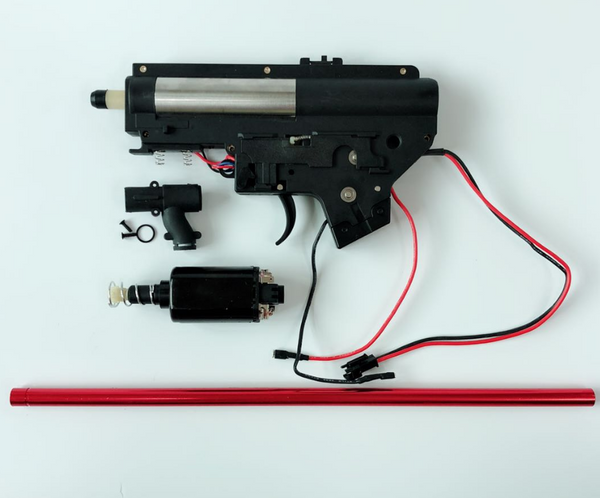 JG full nylon V2 Gearbox +long shaft 480 motor+alloy barrel