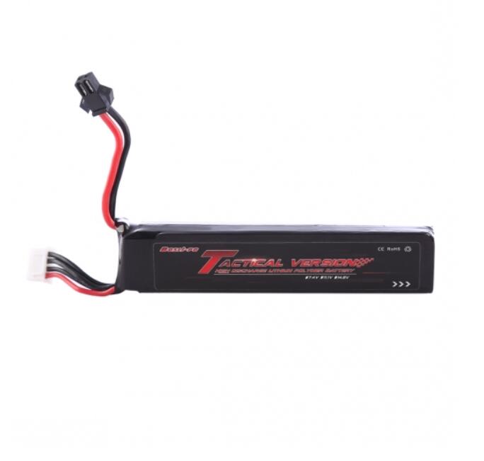 11.1V/7.4V square tactical battery for gel ball blaster