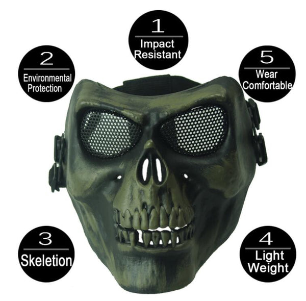 Tactical mask gel blaster game mask