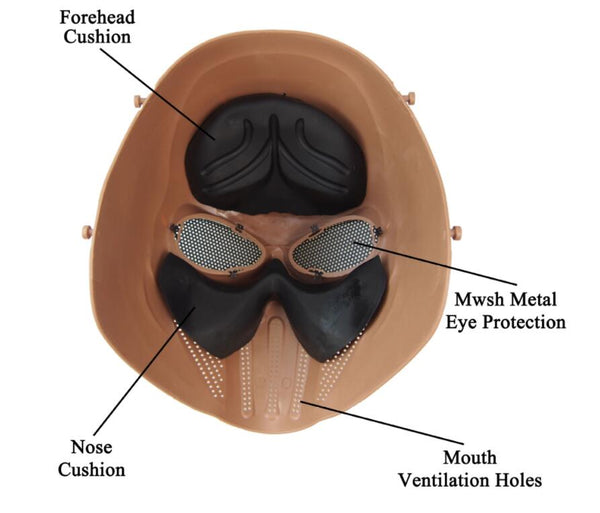 Tactical mask gel blaster game