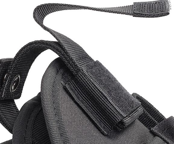 Tactical leg bag handgun bag