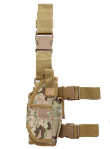 Tactical leg bag handgun bag