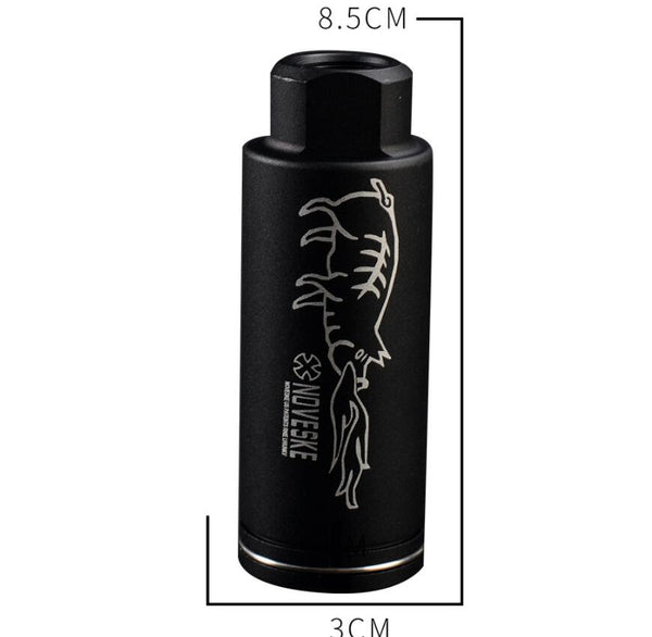 14mm threaded full metal silencer