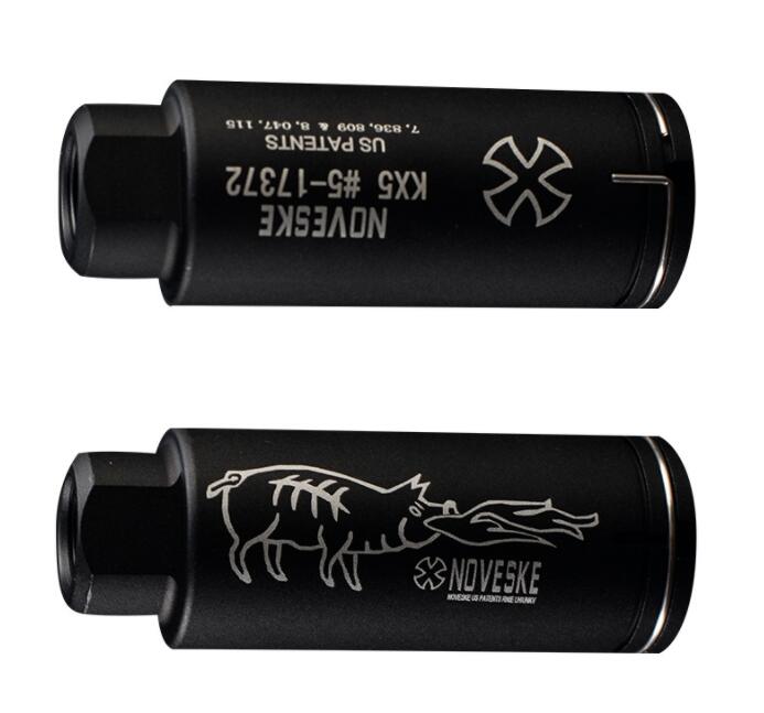 14mm threaded full metal silencer