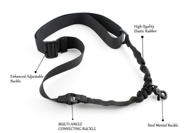 Nylon single point tactical gun sling